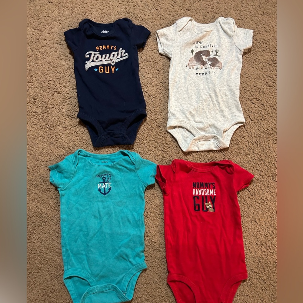 Baby loves mom clothing bundle